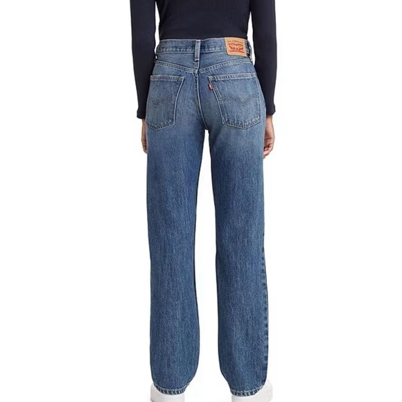 Levi’s Womens Low Pro Straight Leg Denim Jeans - Picture 8 of 9